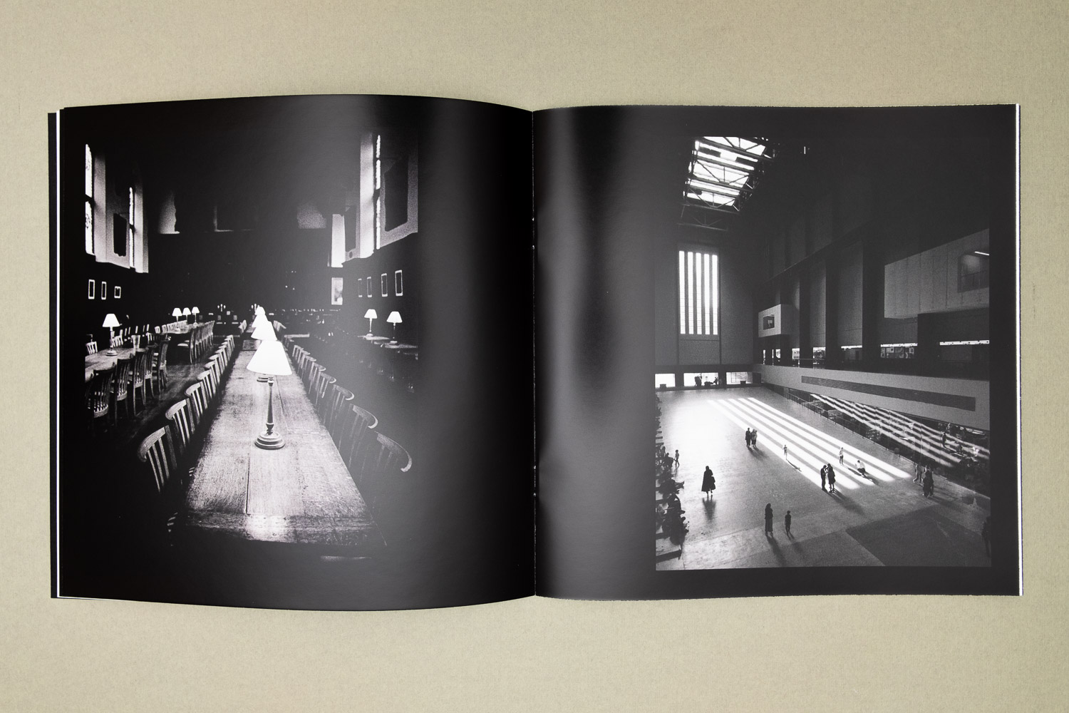 Interior pages of The Lost Show zine, Oxford table and Tate Museum