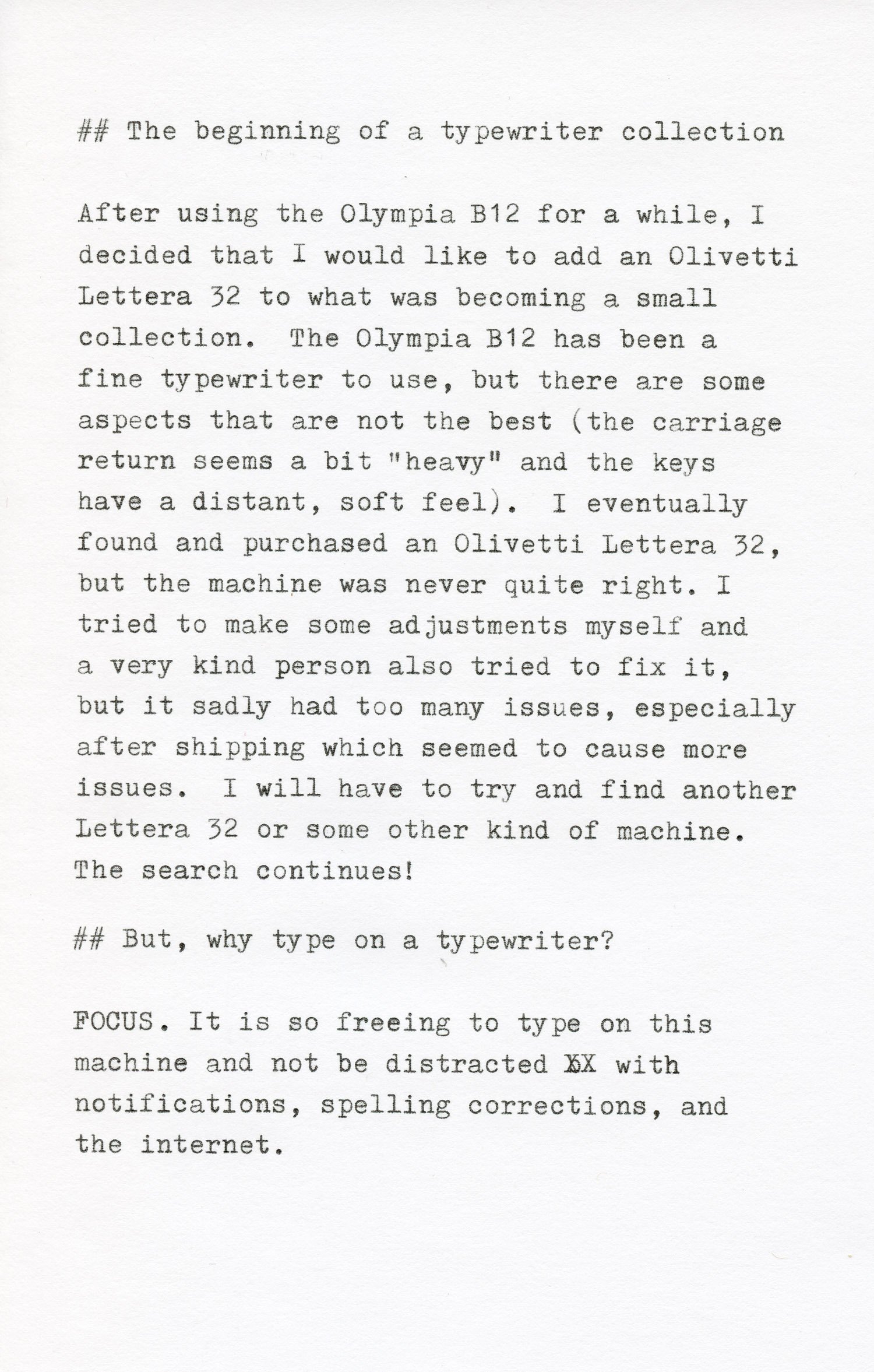Scan of typed article, page 4